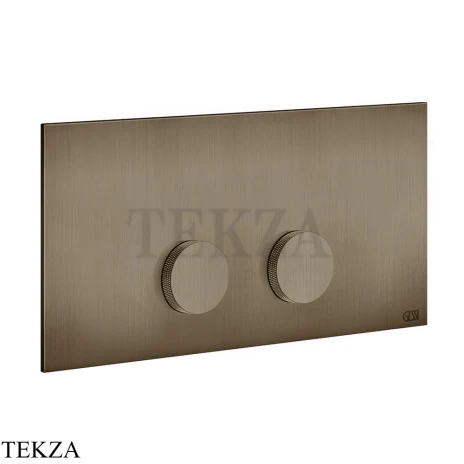 Gessi ANELLO Клавиша смыва для инсталляции viega prevista, Villeroy&Boch 54633-761, Coffee Bronze Br. PVD