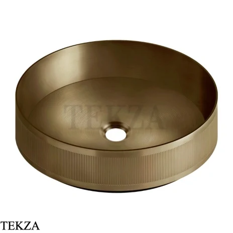 Gessi VENTI20 Умывальник на столешницу 65601-791 Deep Bronze Br. PVD