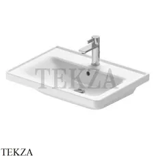 Duravit D-Neo Раковина врезная для мебели, с отверстием, 65 с переливом 23676500001, белый глянец