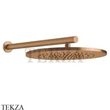Gessi 316 SHOWER Верхняя душевая лейка с креплением 54148-726, Warm Bronze Br.