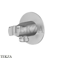 Newform Вывод для шланга с держателем для ручного душа 69698X.50.050, Stainless steel