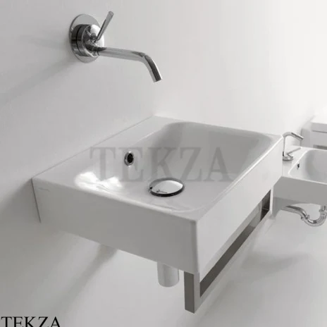 Kerasan Cento Раковина подвесная, без отв., с переливом 353901*0, белый глянец