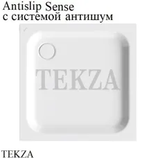 BETTE BetteSupra Душевой поддон 90х90 из стали 5920-000 AS, антишум, антислип Sense, белый глянец