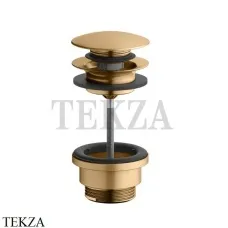 Keuco Донный клапан нажимной механизм Push-Open 59902250000, латунь шлифованная