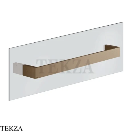 Gessi Rettangolo Полотенцедержатель для крепления на стекло, 45 см 20963-761, Coffee Bronze Brushed PVD