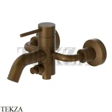 Newform XT Смеситель для ванны с изливом, без гарнитура, 4240.47.083, Groove Bronze
