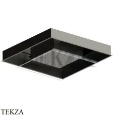 Newform Встроенная душевая лейка, хромотерапия, с кнопкой 688.M0.070, Titanium satin-Titanium satin