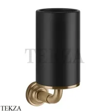 Gessi VENTI20 Стакан настенный черный 65408-726, Warm Bronze Br Gessi VENTI20 Стакан настенный черный 65408-726, Warm Bronze Br
