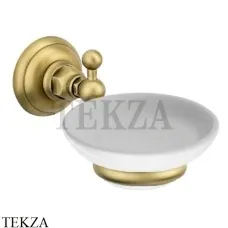 Nicolazzi CLASSICI Мыльница настенная, керамика белая 1487BZ, бронза classic Nicolazzi CLASSICI Мыльница настенная, керамика белая 1487BZ, бронза classic