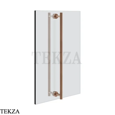 Gessi Ludovica Полотенцедержатель для крепления на стекло, 60 см 76633-708, медь Brushed