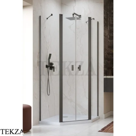 Radaway Nes PTD Комплект боковых стенок 90х80 см, 10051200-92-01, брашированная оружейная сталь