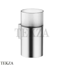 Dornbracht Стакан настенный с держателем, хрусталь матовый 83401979-93, Brushed Chrome