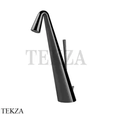 Gessi CONO Смеситель для раковины высокий, с донным клапаном 45004-706, Black Metal (снято с производства)