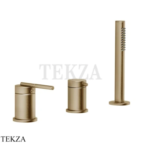 Gessi INGRANAGGIO Смеситель для ванны, без излива 63547-726, Warm Steel Br. PVD
