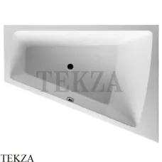 Duravit Paiova Ванна встраиваемая, c наклоном для спины справа 700217000000000, акрил, белый глянец