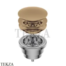 Ritmonio Донный клапан для раковины CLIC-CLAC E0BA0176S/F BRX, Brushed Bronze
