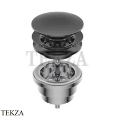 Ritmonio Донный клапан для раковины CLIC -CLAC E0BA0176S/F F31, Frosted Black Chrome