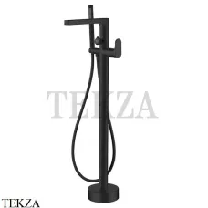 Boheme SPECTRE Смеситель для ванны напольный, с гарнитуром 459-B, черный матовый