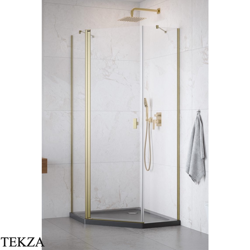 Radaway Nes PTJ Комплект боковых стенок 100х80 см, 10052200-99-01, брашированное золото