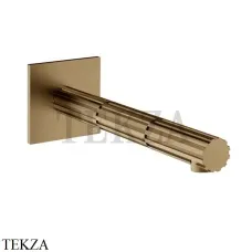 Gessi Incastri Излив для раковины настенный монтаж 75102-791, Deep Bronze Brushed PVD