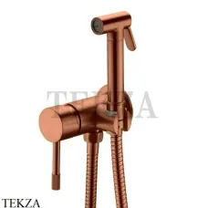 Boheme Uno Гигиенический душ в комплекте со смесителем, Uno 467-BRB, brushed bronze