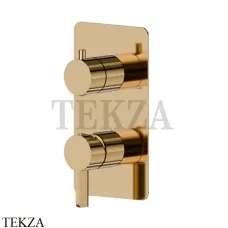 Newform Blink Chic Смеситель для душа 2 потока, внешняя часть 71076E.61.020, PVD Glossy Gold Newform Blink Chic Смеситель для душа 2 потока, внешняя часть 71076E.61.020, PVD Glossy Gold