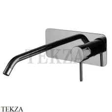 FIMA Carlo Frattini Spillo UP Смеситель для раковины 200, внешняя часть F3051WLX5CS, Brushed black chrome