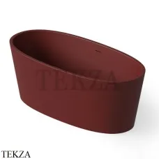 Dea Design Nature Ванна отдельностоящая овальная 160x75 Solid Surface DD8617 1600 17, Red Wine №17