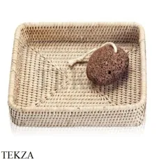 Decor Walther BASKET Лоток универсальный для ванных принадлежностей 0931991, ротанг светлый