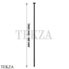 Gessi Incastri Излив для раковины потолочный, под размер 75199-299, Matte Black