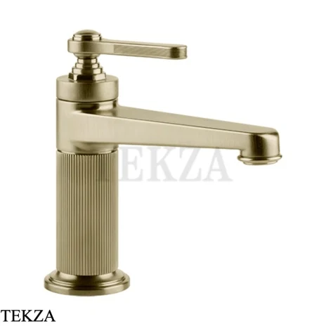 Gessi VENTI20 Смеситель для раковины, без донного клапана 65002-727, Brushed Brass PVD