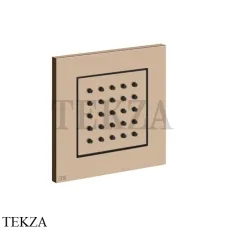 Gessi Rettangolo shower Боковая форсунка, поворотная, внешняя часть 32984-030, Copper глянец PVD