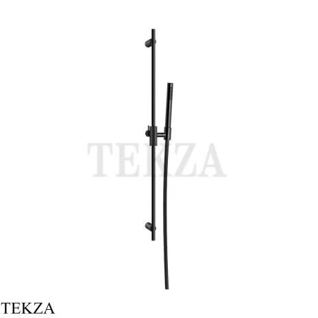 Gessi ANELLO Штанга в комплекте с душевой лейкой 63484-706, Black Metal PVD