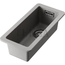 Omoikiri Kata 20-U Кухонная мойка Artgranit прямоугольная 4993376 leningrad grey