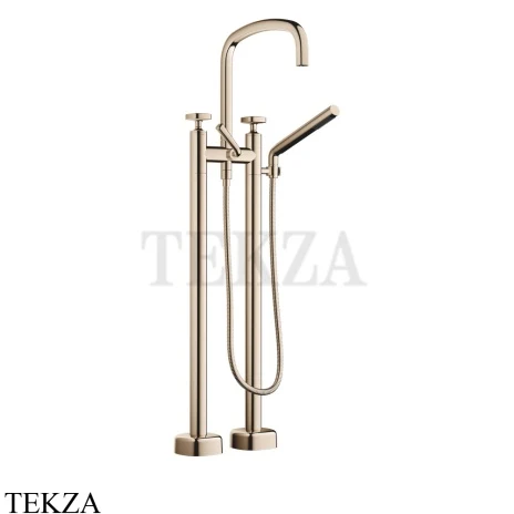 Dornbracht COYA Смеситель для ванны напольный, внешняя часть 25943404-47, Champagne (золото 22 т)