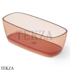 Dea Design Soul Ванна отдельностоящая скругленная 170x72 Glasstech DD8632 1700 R9, Brown Copper R9