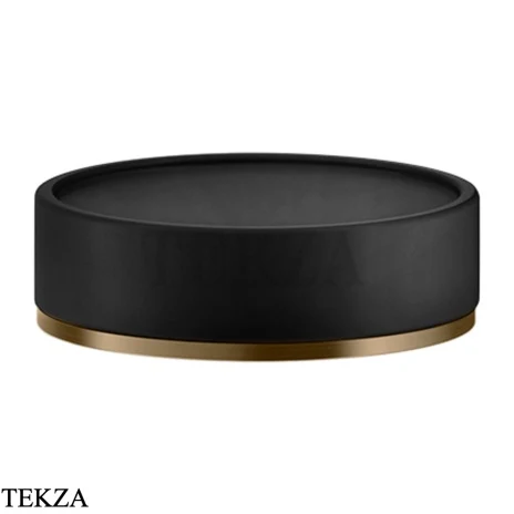 Gessi INCISO accessories Мыльница настольная, черный 58526-791, Deep Bronze Br. PVD