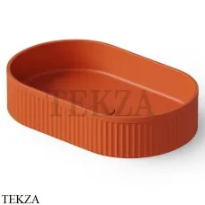 Dea Design Washbasins Раковина настольная 55х35 Solid Surface DD9801 550 7, Orange №7