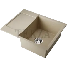 Omoikiri Daisen 65T Кухонная мойка Artgranit прямоугольная с крылом 65T-CH 4993515 шампань