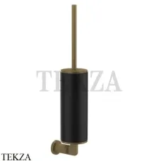 Gessi INCISO accessories Туалетный ершик настенный, черный 58520-713, Antique Brass