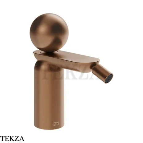 Gessi Perle Смеситель для биде без донного клапана 74068-708, медь Brushed