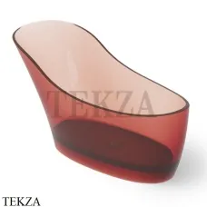 Dea Design Elegant Ванна отдельностоящая овальная 169x75 Glasstech DD8613 1690 R5, Pomegranate R5
