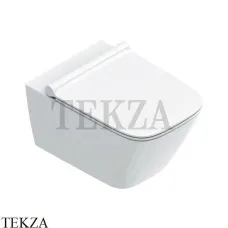 Catalano Green Унитаз подвесной без ободка, торнадо Silentech, сиденье микролифт 0411550001, белый глянец