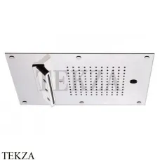 Carimali MYDREAM Потолочная душевая лейка, хромотерапия, 3 режима - дождь, каскад, распылитель, хром глянец