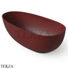 Dea Design Modern Ванна отдельностоящая овоидная 180x90 Solid Surface DD8608 1800 17, Red Wine №17