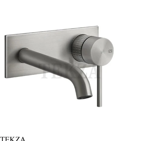 Gessi 316 MECCANICA Смеситель для раковины, внешняя часть 54288-239, Steel Brushed