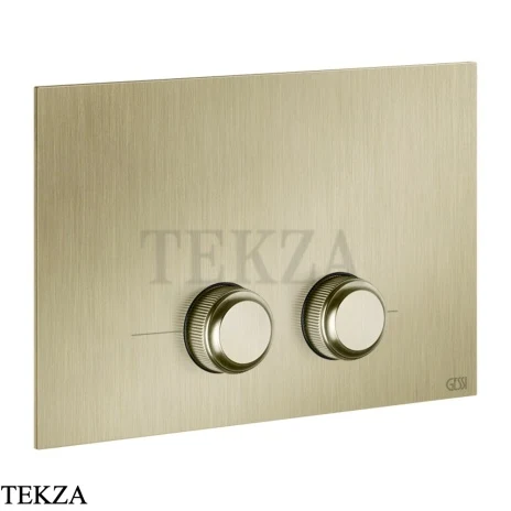 Gessi VENTI20 Клавиша смыва для Geberit Sigma 8 и Sigma 12 54651-727, Brushed Brass PVD