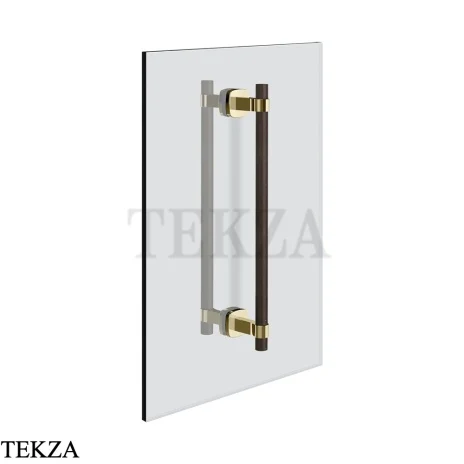 Gessi Jacqueline Полотенцедержатель для крепления на стекло, 30 см 77733-710, шампань глянец
