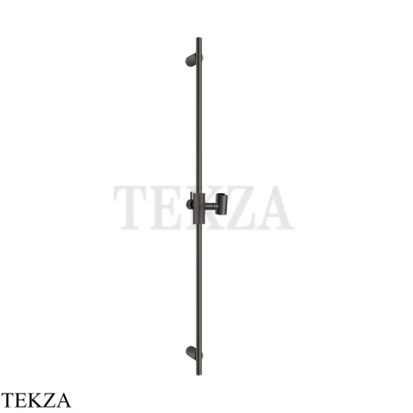 Gessi ANELLO Штанга для душа с держателем 63485-707, Black Metal Brushed PVD