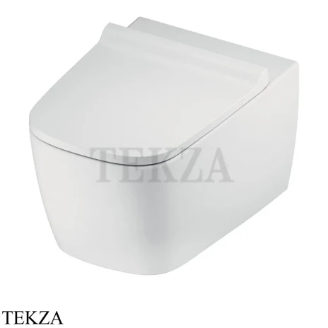 TECE TECEneo Унитаз подвесной, без ободка, смыв Tornado, сиденье slim 9700215, белый глянец